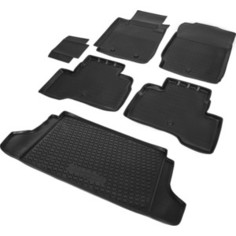 Комплект ковриков салона и багажника Rival для Suzuki Grand Vitara III рестайлинг 5-дв. (2012-2015), полиуретан, K15501002-1