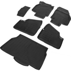 Комплект ковриков салона и багажника Rival для Opel Astra H хэтчбек 5-дв. (2004-2012), полиуретан, K14202003-1