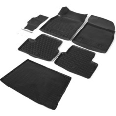 Комплект ковриков салона и багажника Rival для Chevrolet Cruze I рестайлинг универсал (2012-2015), полиуретан, K11003004-1