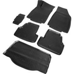 Комплект ковриков салона и багажника Rival для Opel Mokka 5-дв. (2012-2016), полиуретан, K14206002-1