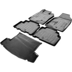 Комплект ковриков салона и багажника Rival для Chevrolet Captiva I рестайлинг 5-дв. (5 мест) (2011-2016), полиуретан, K11007003-1