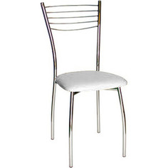 Стул Leset Остин 4 хром/экокожа белый