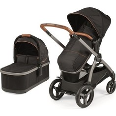 Коляска 2 в 1 Peg-Perego YPSI COMBO EBONY, (черный)