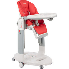 Стульчик для кормления Peg-Perego TATAMIA FOLLOW ME FRAGOLA, (красный/эко-кожа)