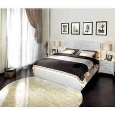 Кровать Аскона Greta 140х200 к/з White (Без основания)