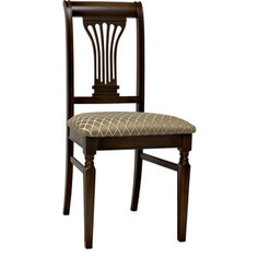 Стул Leset Невада орех шоколадный Т19/жаккард Палермо карамель Ж4.03