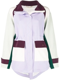 Adam Lippes куртка с капюшоном и контрастной отделкой