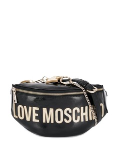 Love Moschino поясная сумка с аппликацией