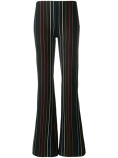 Sonia Rykiel расклешенные брюки в полоску