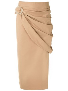 Framed Saia Midi Buckle Cotton Framed