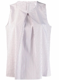 Aspesi полосатая блузка без рукавов