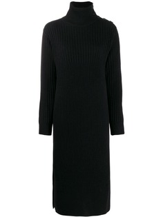 See By Chloé трикотажное платье миди в рубчик