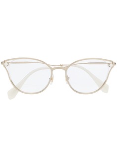 Miu Miu Eyewear очки в оправе кошачий глаз