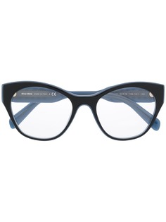 Miu Miu Eyewear очки в оправе кошачий глаз