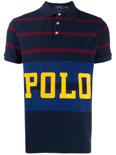 Polo Ralph Lauren рубашка-поло с логотипом и полосками