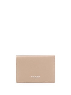 Saint Laurent картхолдер с тисненой отделкой