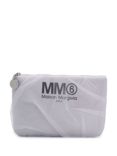 Mm6 Maison Margiela клатч с отделкой из тюля