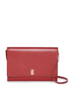 Burberry клатч с монограммой и съемным ремешком