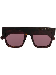 Stella McCartney Eyewear солнцезащитные очки в квадратной оправе