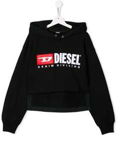 Diesel Kids худи с контрастным логотипом