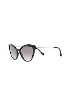 Miu Miu Eyewear солнцезащитные очки в оправе кошачий глаз