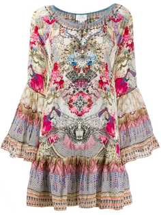 Camilla платье с расклешенными манжетами