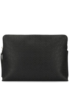 Loewe клатч с тисненым логотипом
