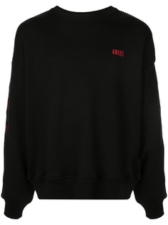 Amiri свитер с вышитым логотипом