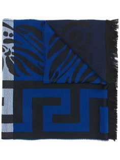 Versace шарф Greek Key вязки интарсия