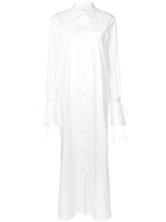 Carolina Herrera длинное платье-рубашка