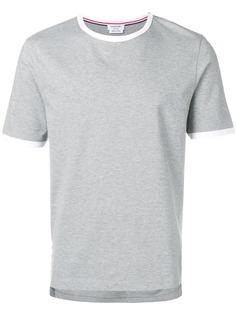 Thom Browne футболка из джерси с контрастной окантовкой