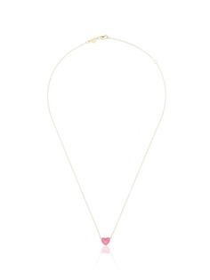 Alison Lou 14kt yellow gold heart necklace