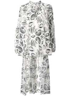 Alexander McQueen блузка Cabinet of Shells