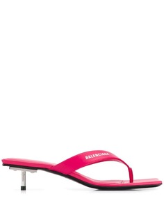 Balenciaga structured low-heel sandals