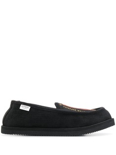 Suicoke embroidered loafers