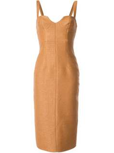 Manning Cartell платье с U-образным вырезом
