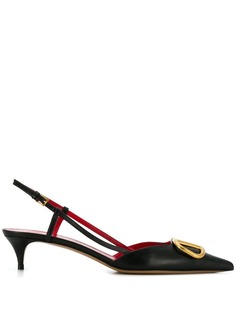 Valentino Valentino Garavani Go Logo slingback pumps