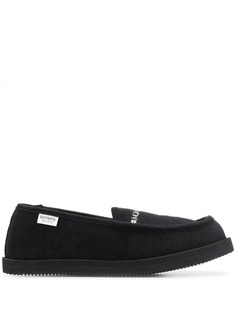 Suicoke embroidered loafers