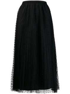 Red Valentino юбка миди в горох