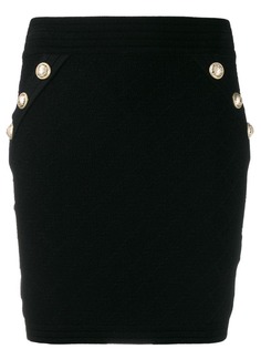 Balmain трикотажная юбка мини