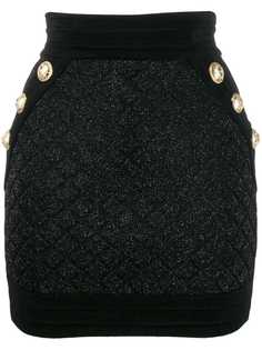 Balmain короткая юбка