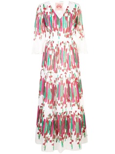Le Sirenuse платье с принтом Pizzica