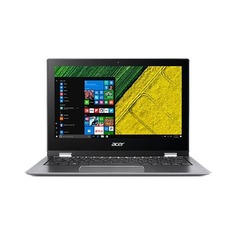 Ноутбук-трансформер ACER Spin 1 SP111-32N-C1AJ, 11.6&quot;, IPS, Intel Celeron N3350 1.1ГГц, 4Гб, 64Гб eMMC, Intel HD Graphics 500, Windows 10 Home, NX.GRMER.001, серый
