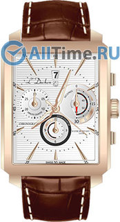 Швейцарские мужские часы в коллекции Chrono Rectangle Мужские часы L Duchen D582.42.33