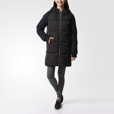 Пуховик Material Mix Long adidas Essentials