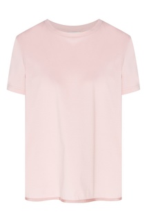 Розовая футболка Moncler