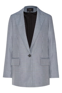 Костюмный жакет в клетку Maje