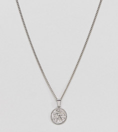 Серебристое ожерелье с подвеской-монетой эксклюзивно от Liars & Lovers - Серебряный