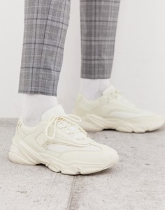 Белые кроссовки на толстой подошве ASOS DESIGN - Белый