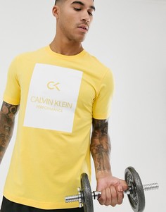 Желтая футболка с логотипом Calvin Klein Performance - Желтый